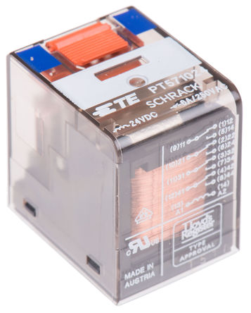 TE Connectivity - PT571024 9-1419111-3 - TE Connectivity PT571024 9-1419111-3 4 ˫ PCB װ Ǳ̵, 24V dc		