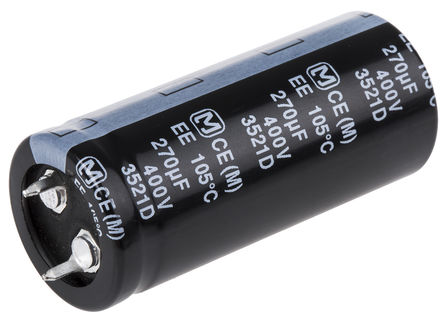 Panasonic - EETEE2G271HJ - Panasonic EE ҧʽ ϵ 400 V ֱ 270F ͨ  EETEE2G271HJ, 20%ݲ, +105C		