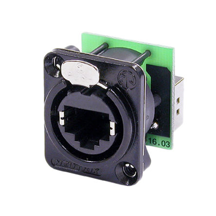 Neutrik - NE8FDP-B - Neutrik etherCON ϵ Cat5e RJ45 ĸ  RSNE8FDP-B, 2˿, 		