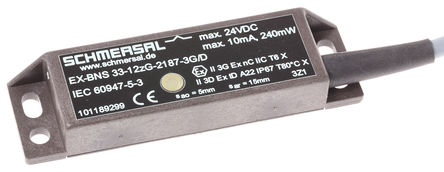 Schmersal - EX-BNS 33-12ZG-2187-3G/D-5M - Schmersal BNS33 ϵ  ȫ EX-BNS 33-12ZG-2187-3G/D-5M, Դ, , 24 V ֱ100 V /ֱ, ATEX		