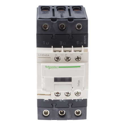 Schneider Electric - LC1D40AM7 - Schneider Electric Tesys D LC1D ϵ Ӵ LC1D40AM7, 3 /գ, 40 A, 220 V Ȧ		