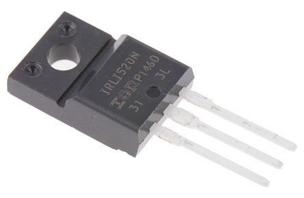 Infineon - IRLI520NPBF - Infineon LogicFET ϵ N Si MOSFET IRLI520NPBF, 8.1 A, Vds=100 V, 3 TO-220װ		