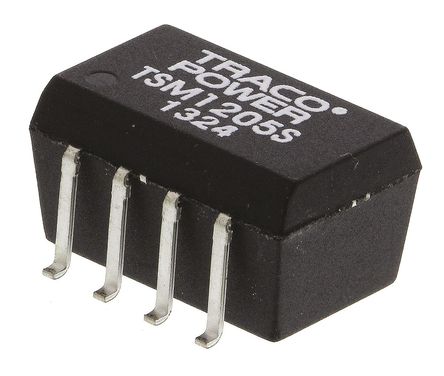 TRACOPOWER - TSM 1205S - TRACOPOWER TSM ϵ 1W ʽֱ-ֱת TSM 1205S, 10.8  13.2 V ֱ, 5V dc, 200mA, 1kV dcѹ, 81%Ч, SOIC 14װ		