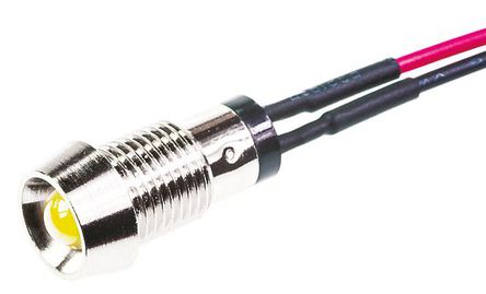 Marl - 573-511-04-40 - Marl 573-511-04-40 5 mm  ɫ LED ָʾ, ߽Ӷ, 8mmװ׳ߴ, 2.8 V		