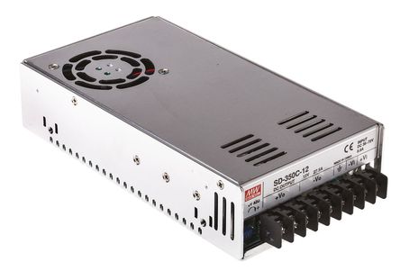 RS Pro - SD-350C-12 - RS Pro 350W ʽֱ-ֱת SD-350C-12, 36  72 V ֱ, 12V dc, 27.5A, 1.5kV acѹ, 81%Ч		