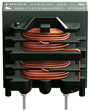 EPCOS - B82731T2651A020 - EPCOS B82731T ϵ 27 mH -30  +50%  B82731T2651A020 Դ߶Ȧ, 10kHzгƵ, 650mA Idc, 1.6 Rdc		