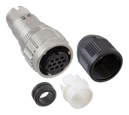 Hirose - HR08D-12WPA-10SC - Hirose HR08D ϵ 10· °װ ֱ  ͷ HR08D-12WPA-10SC, ĸ, ʽӺ		