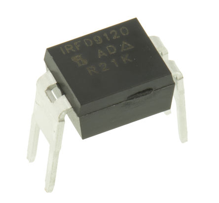 Vishay - IRFD9120PBF - Vishay Si P MOSFET IRFD9120PBF, 1 A, Vds=100 V, 4 HVMDIPװ		