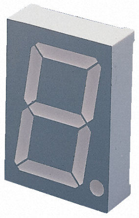 Kingbright - SA23-11SYKWA - Kingbright SA23 ϵ 1ַ 7  ɫ LED  SA23-11SYKWA, 720 mcd, ҲС, 56.9mmַ, ͨװװ		