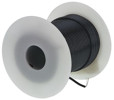 Alpha Wire - 3071 BK005 - Alpha Wire 30m ɫ 22 AWG UL1015 о ڲߵ 3071 BK005, 0.35 mm2 , 7/0.25 mm оʾ, 600 V		