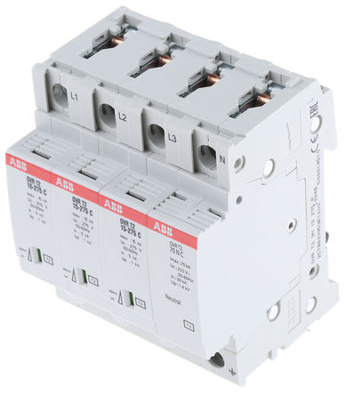 ABB - OVRN3-15-275P - ABB OVR P ϵ 440 V ac 15kA 4 ӿŵ OVRN3-15-275P, DIN 찲װ		