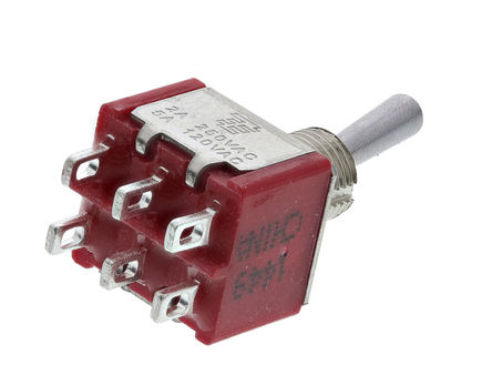 TE Connectivity - A201SDZQ04 - TE Connectivity ˫��˫�� �л����� 2-1825138-0, �� - ��, 5 A @ 28 V ֱ��		