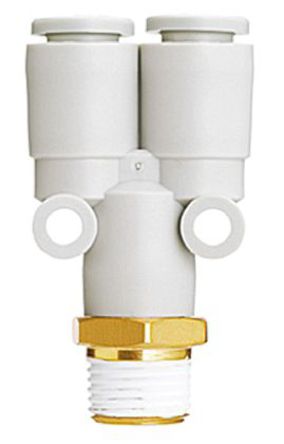 SMC - KQ2U06-01NS - SMC KQ2 ϵ ͭPBTPP  Y - KQ2U06-01NS, R 1/8 , ʽ 6 mm, -5  +60C		