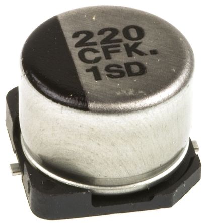 Panasonic - EEEFK1C221AP - Panasonic FK SMD ϵ 16 V 220F SMD  EEEFK1C221AP, 20%ݲ, 260m(ֵ), +105C		