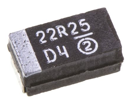 Vishay - TR3C226K025C0400 - Vishay Extreme TR3 ϵ 22F 10% SMD  TR3C226K025C0400, 25 V ֱ, 6032-28 װ, 400m ESR, +125C		