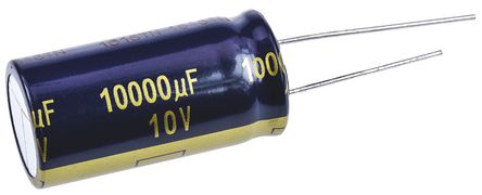 Panasonic - EEUFC1A103 - Panasonic FC  ϵ 10 V ֱ 10000F ͨ  EEUFC1A103, 20%ݲ, 15m(ֵ), +105C		