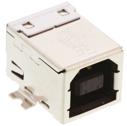 TE Connectivity - 1-1734346-1 - TE Connectivity 1 ˿ ֱ ĸ B  USB  1-1734346-1, 氲װ, 30 V , 1A		