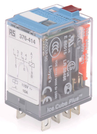 Releco - C7-A20X / AC 115 V - Releco C7-A20X / AC 115 V ˫˫ ʽ Ǳ̵, 10 A, 115V ac		