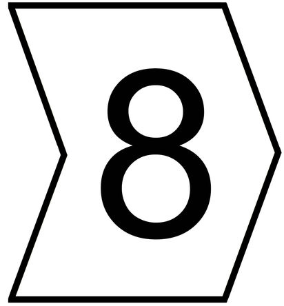 HellermannTyton - 901-10610 - HellermannTyton Helagrip ϵ 1000װ ׵׺ Ϲ̶ ±ʶ 901-10610, 3.5mm, 2  5mmֱ, ӡ"8"ͼ		