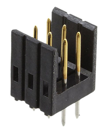 TE Connectivity - 826469-3 - TE Connectivity AMPMODU Mod II ϵ�� 6· 2.54mm�ھ� (2��) ֱ PCB ���� 826469-3, ���Ӷ˽�, 3A, ͨ��		