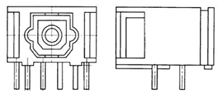 Toshiba - TOTX1950(F) - Toshiba 10Mbit/s 650nm շ, F05, ͨװװ, 13 x 15.5 x 8.5mm, TOTX1950(F)		