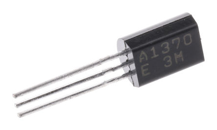 Magnatec - 2SA1370E - Magnatec 2SA1370E , PNP , 100 mA, Vce=200 V, HFE:40, 150 MHz, 3 TO-92 Modװ		