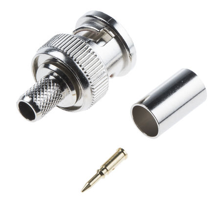 RS Pro - R13-010-01-022711000 - RS Pro 75 ֱ °װ  BNC  R13-010-01-022711000, 4GHz, ѹ ˽, RG59, 		