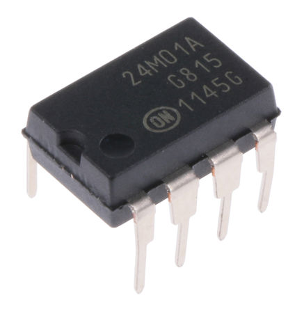 ON Semiconductor - CAT24M01LI-G - ON Semiconductor CAT24M01LI-G EEPROM 洢, 1mb, 128K x, 8bit,  - I2Cӿ, 400ns, 1.8  5.5 V, 8 PDIPװ		