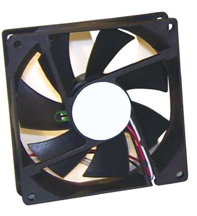 RS Pro - OD127AP-12HB01A20 - RS Pro OD127AP ϵ 6W 12 V ֱ  OD127AP-12HB01A20, 238m3/h, 3200rpm, 127 x 127 x 38mm		