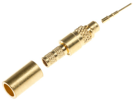 Huber & Suhner - 11_MMCX-50-2-3/111_OE - Huber & Suhner 11_MMCX-50-2-3/111_OE 50 ֱ °װ MMCX  ͷ, ѹӶ˽, 0  6GHz, RG174/U, RG188 A/U, RG316/U		