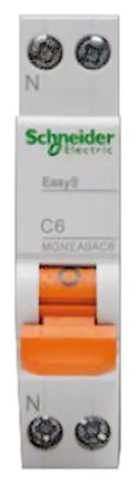 Schneider Electric - MGNEA9A45C10 - Schneider Electric Easy 9 MGN ϵ 10 A MCB MGNEA9A45C10		