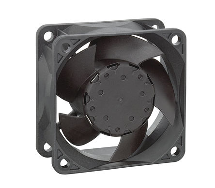 ebm-papst - 632/2HPU - ebm-papst 630 ϵ 1.5W 12 V ֱ  632/2HPU, 44m3/h, 60 x 60 x 25.4mm		