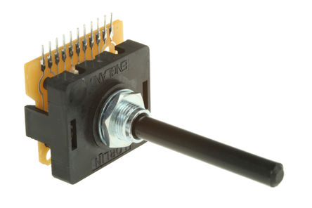 Apem - PT 6461 - Apem 10λ ת PT 6461, SP10T , 250V ac/dcѹ, 500 mA @ 250 V , 35.25 x 31 x 61.7mm		