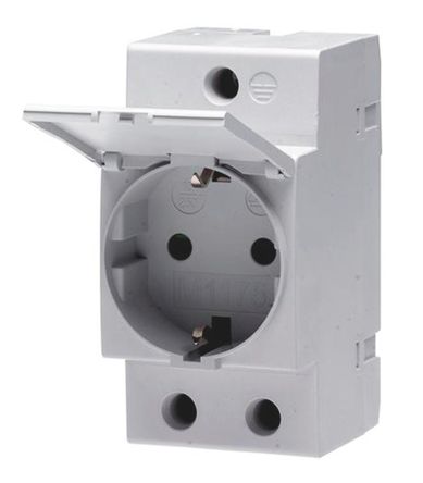 ABB - M1175-C - German Schuko Din Rail Socket IP30 cover		