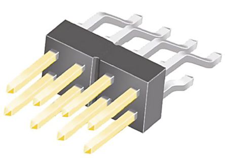 Samtec - TSM-104-02-L-DH - Samtec TSM ϵ 8· 2.54mmھ (2) ֱ Ź TSM-104-02-L-DH, Ӷ˽, 7A, 氲װ		