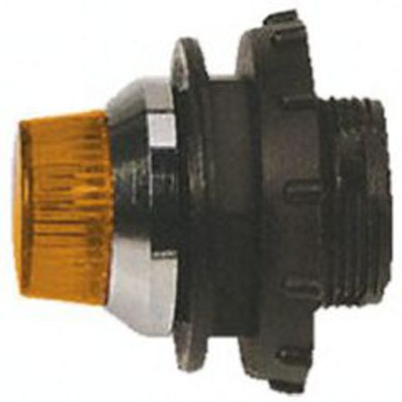 Tranilamp - MXC AMBER - Tranilamp LED 尲װ ָʾ͸ MXC AMBER, ɫ ƽ͸, 17mm͸ֱ		