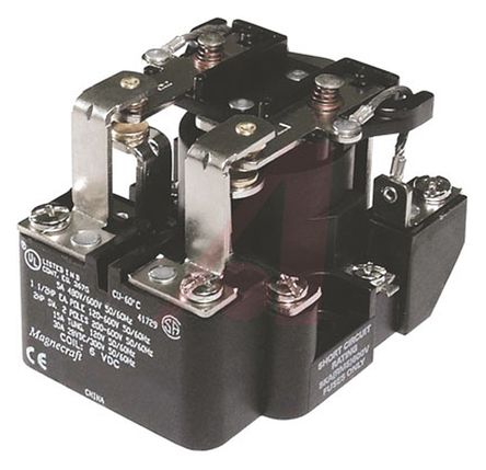 Schneider Electric - 199X-13 - Schneider Electric 199X-13 ˫˫ 尲װ Ǳ̵, 40 A, 24V dc		