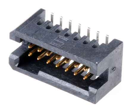 Samtec - TFM-107-02-L-D - Samtec TFM Tiger Eye ϵ 14· 1.27mmھ (2) ֱ PCB  TFM-107-02-L-D, Ӷ˽, 5A, 氲װ		