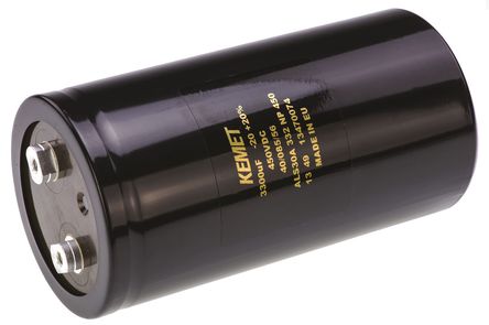 KEMET - ALS30A332NP450 - KEMET ALS30 ϵ 450 V ֱ 3300F ̰װ  ALS30A332NP450, 20%ݲ, 39m(ֵ), +85C,  - ݶ߶ӣװ		