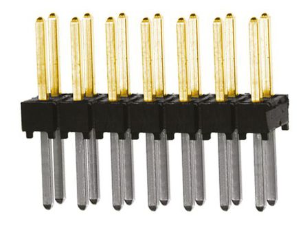 Samtec - TSW-107-08-L-D - Samtec TSW ϵ 14· 2.54mmھ (2) ֱ Ź TSW-107-08-L-D, Ӷ˽, 7.6A, ͨ		