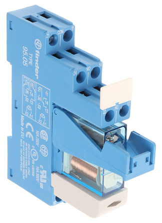 Finder - 48.51.7.024.0050SPA - Finder 48.51.7.024.0050SPA ˫ DIN ӿڼ̵ģ, 10A, 42V dc		