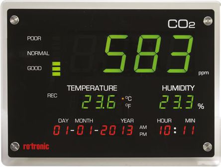 Rotronic Instruments - CO2-DISPLAY - Rotronic Instruments CO2-DISPLAY ݼ¼, +60 C, ʪ100%RH		