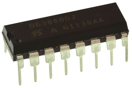 Vishay - DG308BDJ-E3 - Vishay DG308BDJ-E3 ģ⿪, ĵ, 12 V, 15 V, 18 V, 24 V, 28 V, 5 V, 9 VԴ, 16 PDIPװ		
