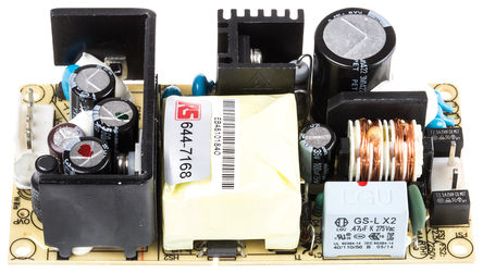 RS Pro - RPS-60-12 - RS Pro 60W  ǶʽģʽԴ SMPS RPS-60-12, 127  370 V dc, 90  264 V ac, 12V dc, 5A, 83%Ч, ʽװ		