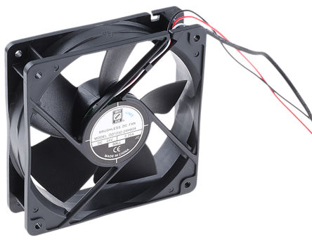 RS Pro - OD1232-24HB4 - RS Pro OD1232 ϵ 6W 24 V ֱ  OD1232-24HB4, 204m3/h, 3750rpm, 120 x 120 x 32mm		