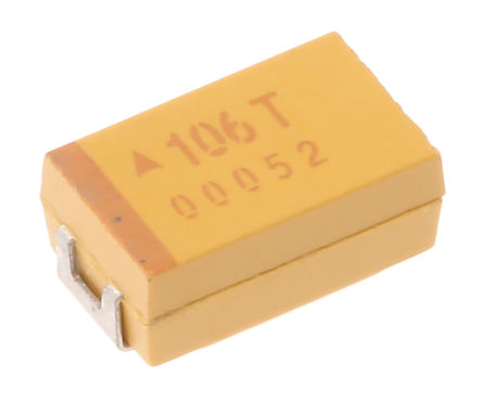 AVX - TAJD106K050RNJ - AVX TAJ ϵ 10F 10% SMD  TAJD106K050RNJ, 50 V ֱ, 7343-31 װ, 800m ESR, +125C		