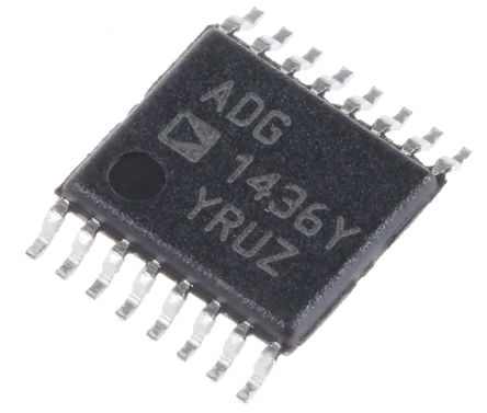 Analog Devices - ADG1436YRUZ - Analog Devices ADG1436YRUZ ģⵥ˫, ˫˫, 12 V, 15 V, 9 VԴ, 16 TSSOPװ		