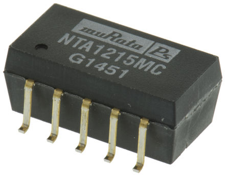 Murata Power Solutions - NTA1215MC - Murata Power Solutions NTA ϵ 1W ʽֱ-ֱת NTA1215MC, 10.8  13.2 V ֱ, ±15V dc, ±33mA, 1kV dcѹ		