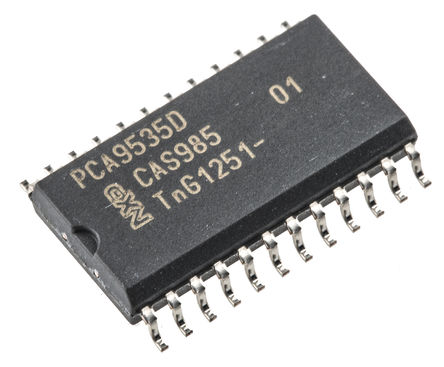 NXP - PCA9535D,112 - NXP PCA9535D 16ͨ 400kHz I/Oչ, I2C, SMBusӿ, 24 SOICװ		