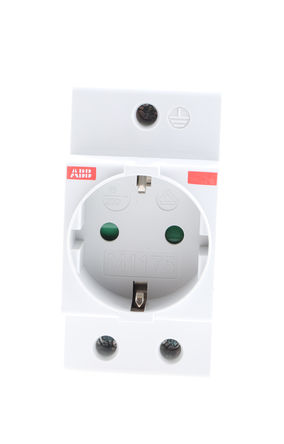 ABB - M1175 - German Schuko Din Rail Modular Socket		